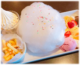 ふわふわドームのパンケーキプレート