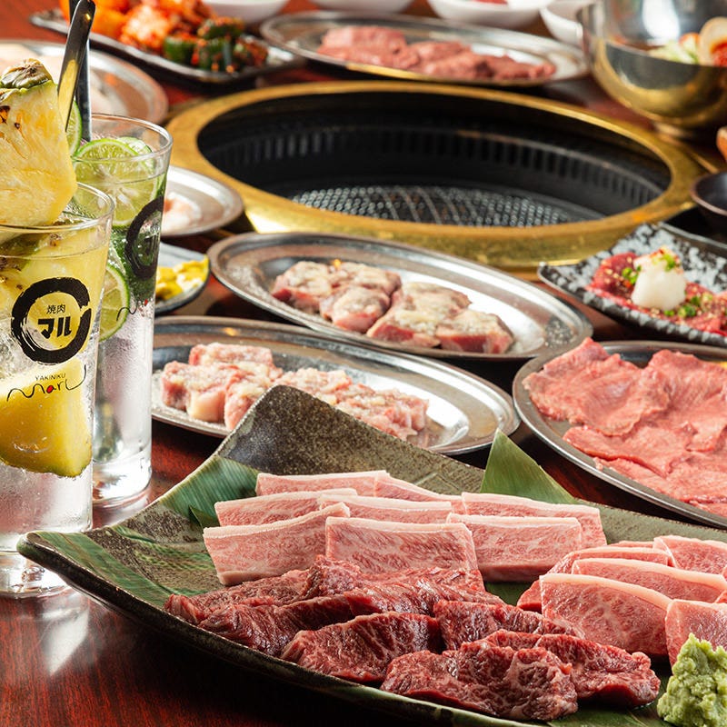 焼肉マル 心斎橋店 笑顔の 二重マル 焼肉