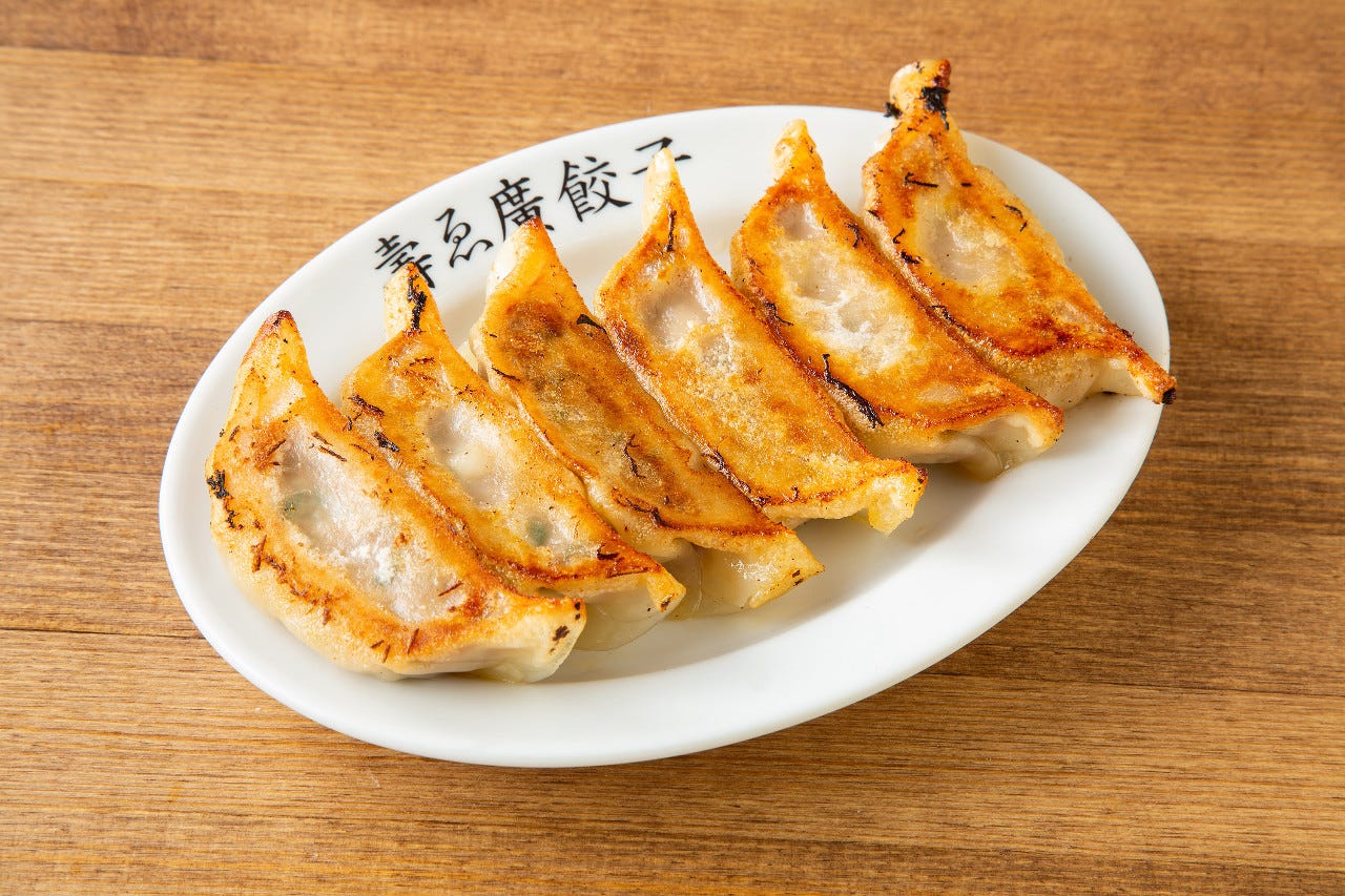 壽ゑ廣餃子 立町店 の焼餃子6個