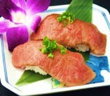 特選カルビ炙り寿司（20食限定！究極の美味しさ！）