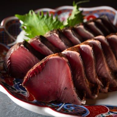 わらやき屋 赤坂_名物 鰹のわらやき塩たたき皿鉢