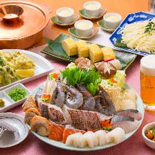 新年会・歓送迎会におすすめ！【飲み放題付き】贅沢！海鮮鍋宴会コース　通常価格6490円&rarr;5000円（税込）