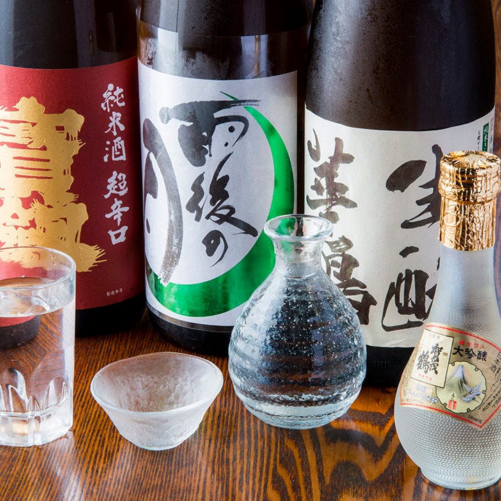 地元・広島の地酒を種類豊富にご用意