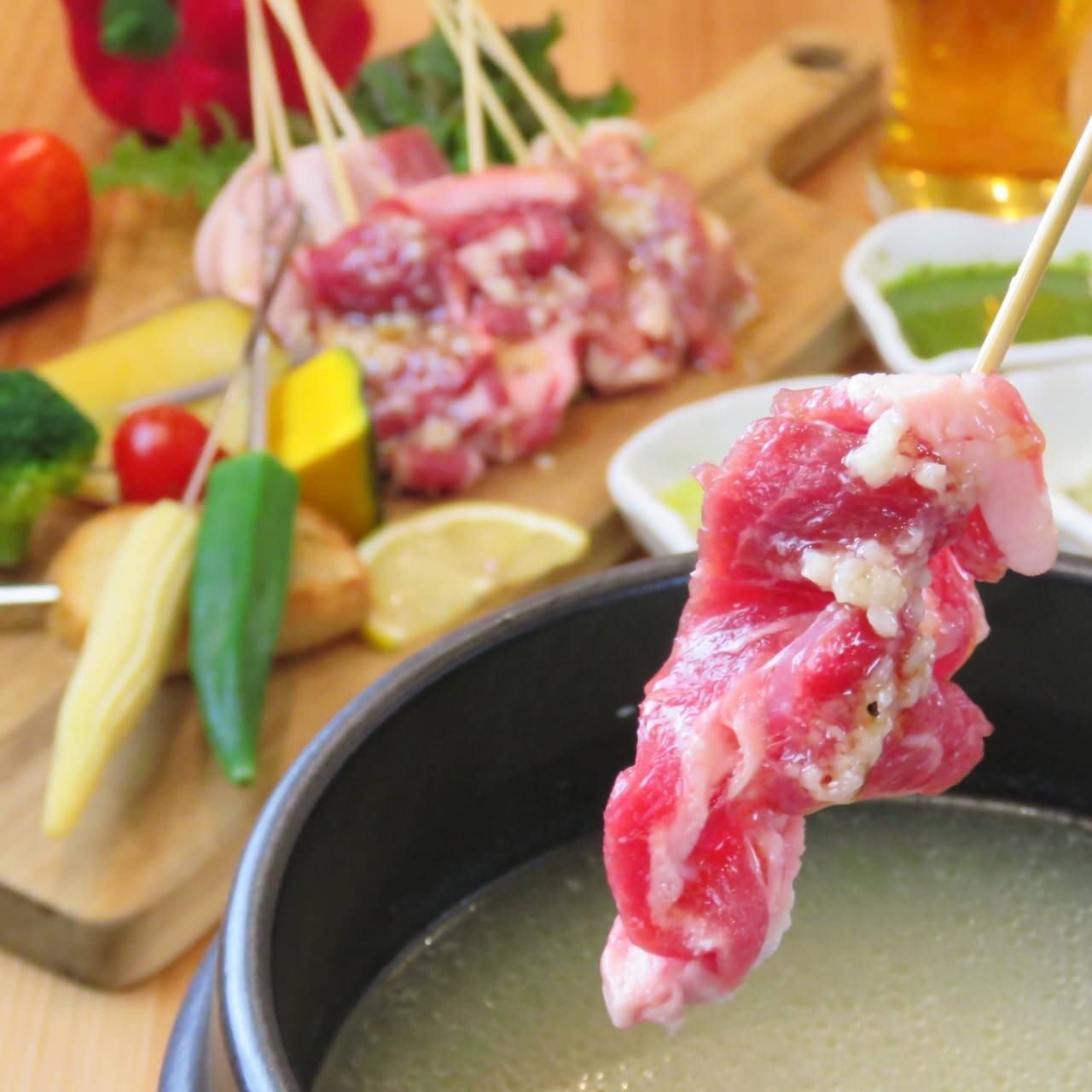 発酵ダイニング ぽんぽこ亭 日本一受賞のモツちーずチゲ鍋