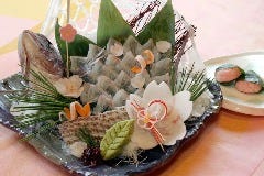 御祝いにふさわしいお料理を板前が心を込めて・・
