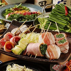 博多肉巻き串とサワー うまたゆ