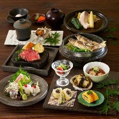 ダイナミックキッチン＆バー 響 新宿サザンタワー店_【盛夏 (せいか)コース】飲み物別　～甘鯛、鱧、鮑などの夏味覚、黒毛和牛　贅を愉しむ～