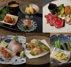 Dynamic Kitchen ＆ Bar 響 新宿サザンタワー店_【燦(さん)コース】飲み物別　～季節味覚の前菜・国産牛ステーキを食す宴～