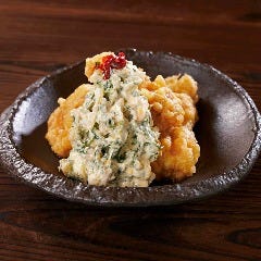 謹製チキン南蛮 刻み高菜タルタルソース Dynamic Kitchen & Bar 響 新宿サザンタワー店_謹製チキン南蛮 刻み高菜タルタルソース