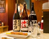 日本酒や焼酎など、お酒の種類も豊富。豚かつともよく合います
