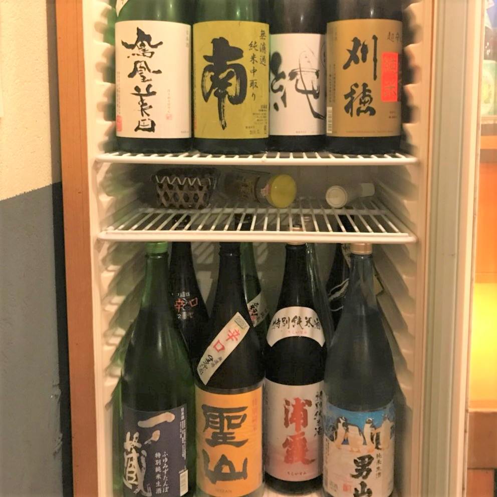 日本酒は常に15種類以上！！