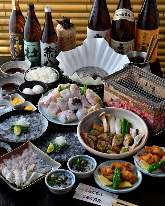 ふぐ問屋直営 梅田ふぐ乃介 東梅田 お初天神 太融寺 はも 鱧料理 ぐるなび