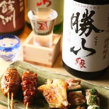 旨み豊かな地鶏とお酒との相性は抜群