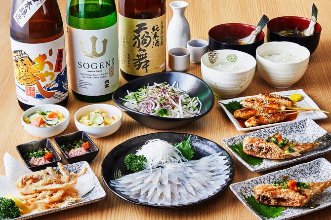 能登直送鮮魚 地酒とカワハギ きまっし 本八幡 居酒屋 ぐるなび
