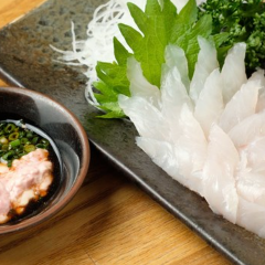 能登直送鮮魚 地酒とカワハギ きまっし