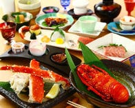 【 板長特別コース 】 伊勢海老料理と栄螺のつぼ焼き 又は 焼き蛤が選べる