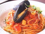 海鮮トマトスパゲティ