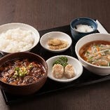 麻婆豆腐ランチ　シュウマイ付