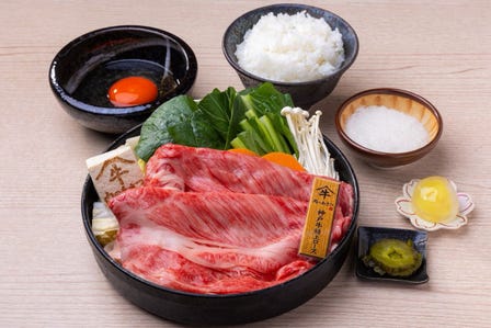 和牛すき烧き 肉のあさつ