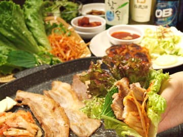 韓国料理とサムギョプサル サム家  こだわりの画像