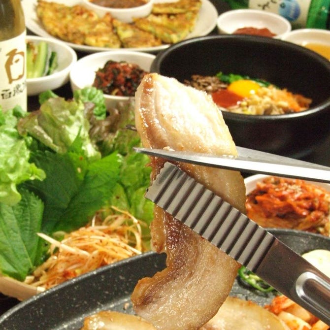 韓国料理とサムギョプサル サム家 茅ヶ崎 寒川 焼肉 ぐるなび