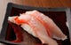 お通しは握り寿司が多いです。
写真は金目鯛の握り！