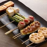チーズ串＆野菜串