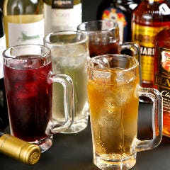 ハイボール・生ビール・サワー・ワイン・日本酒・梅酒・ソフドリ