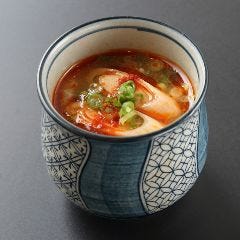 ひとくちユッケジャンスープ・・旨辛仕立てのユッケジャンスープ