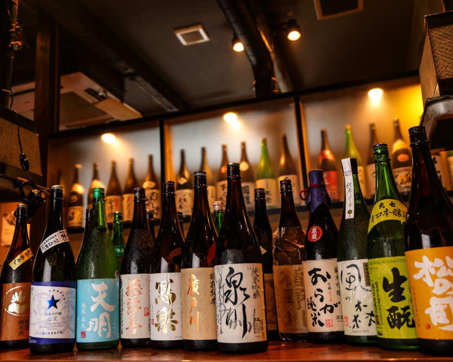 福島を中心とした地酒常時30種以上！