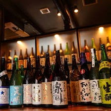 福島を中心とした地酒常時30種以上！