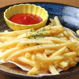 ポテトフライ（塩とケチャップ～・明太バター・のり塩）