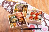 【テイクアウト】魚まさ謹製お寿司付きオードブル3段
