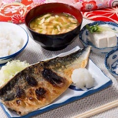 焼きさば定食