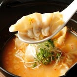 【福岡博多名物】スープ餃子 ～旨辛火鍋スープ～
