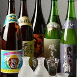 日本酒・焼酎愛好家も満足◎全国の銘酒約40種類を常時ご用意