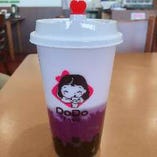 紫芋タピオカミルク