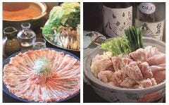 いなたや 丸の内パレスビル店_選べる鍋会席 
「豚しゃぶ鍋」 または「水炊き鍋」