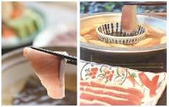 いなたや 丸の内パレスビル店_選べる鍋会席 
「鰤しゃぶ鍋」または「鴨しゃぶ鍋」