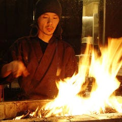 個室 泳ぎイカ 藁焼き小屋 た藁や 淀屋橋店