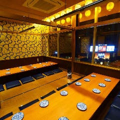 大人数の宴会もおまかせください! 団体個室&完全個室完備!