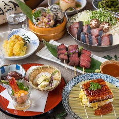 鮮度抜群の海鮮や肉料理が楽しめる飲み放題付きコース♪