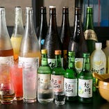 チャミスル、マッコリ、日本酒も♪当店すべてのドリンクが2h飲み放題！