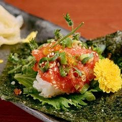 個室居酒屋 海鮮と地酒 すきずき 平塚駅前店_明太子手巻き
