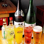 【飲み放題】
1時間988円（税抜）とリーズナブルにご提供