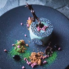 抹茶のムース ‐四季の庭園をイメージして‐