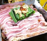 絶品豚バラ鉄板焼き