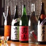 日本全国各地から厳選した地酒など日本酒も必見です