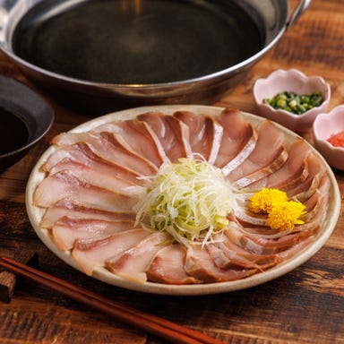 【全席完全個室】 日本酒と海鮮料理 魚将 秋葉原本店_大人気【新鮮ブリしゃぶコース】鮮魚3種盛り、ブリしゃぶを堪能!〆のうどん付◎《3時間飲み放題付》