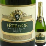 Michel Tissot & Fils Fête d'or Brut　Blanc de Blanc　Vin mousseux　FRANCE　750ml